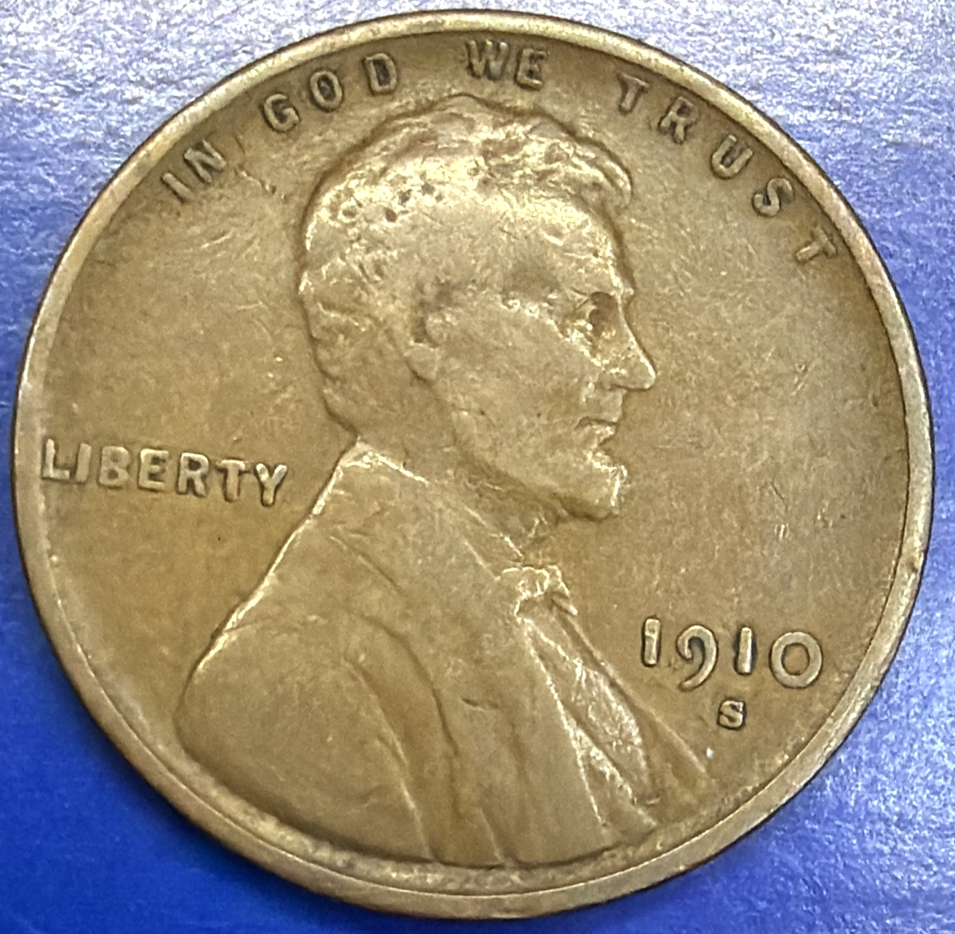 1910 S Lincoln Wheat Cent F+ Features SEMI-KEY DATE Low Mintage Coin 1375