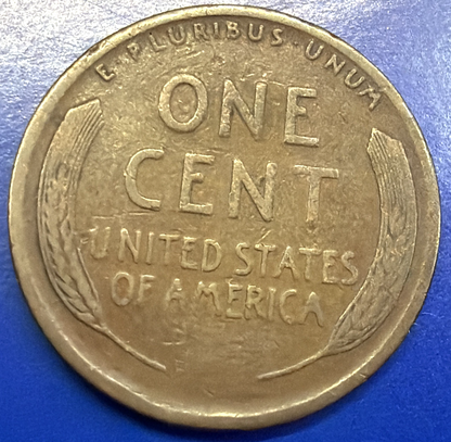 1910 S Lincoln Wheat Cent FINE Features SEMI-KEY DATE Low Mintage Coin 1377