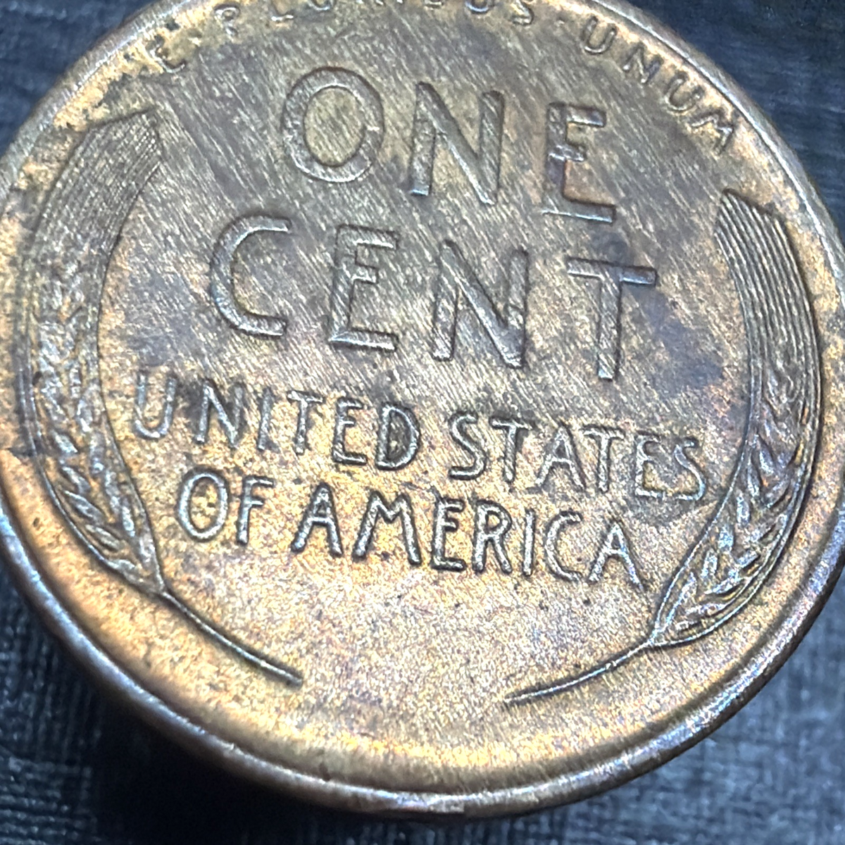 BU 1927 Lincoln Wheat Cent WOODY Alloy Mix ERROR COIN RED BROWN 1c Penny