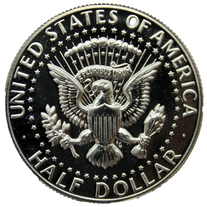 1970-S PROOF SILVER Kennedy Half Dollar 50c Bright Mirror Finish 40% Coin