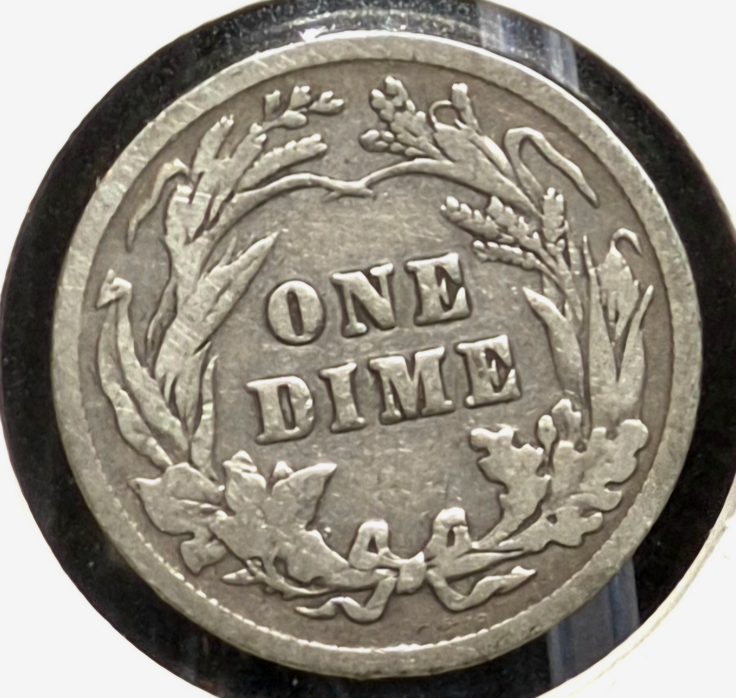 1904 Barber Dime 90% Silver VF Features, partial Liberty, CCW Die Rotation Error
