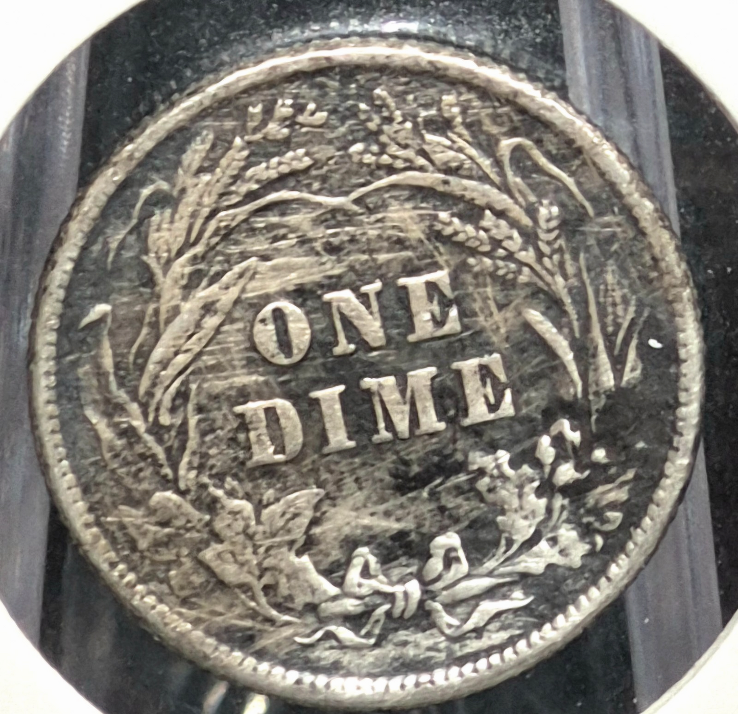 1912 P Barber Dime Die Rotation 🥈90% Silver🥈 Fine Features 10C