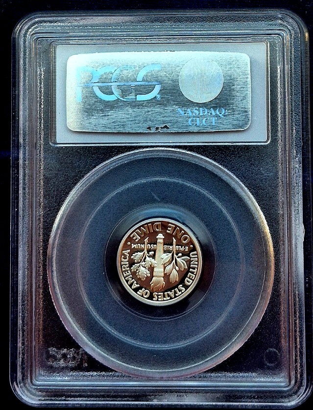 1996-S Roosevelt Dime PCGS High Grade PR69DCAM 90% Silver Series 32PR Coin 44A