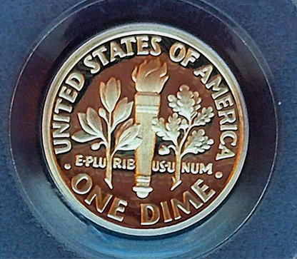 1996-S Roosevelt Dime PCGS High Grade PR69DCAM 90% Silver Series 32PR Coin 44A