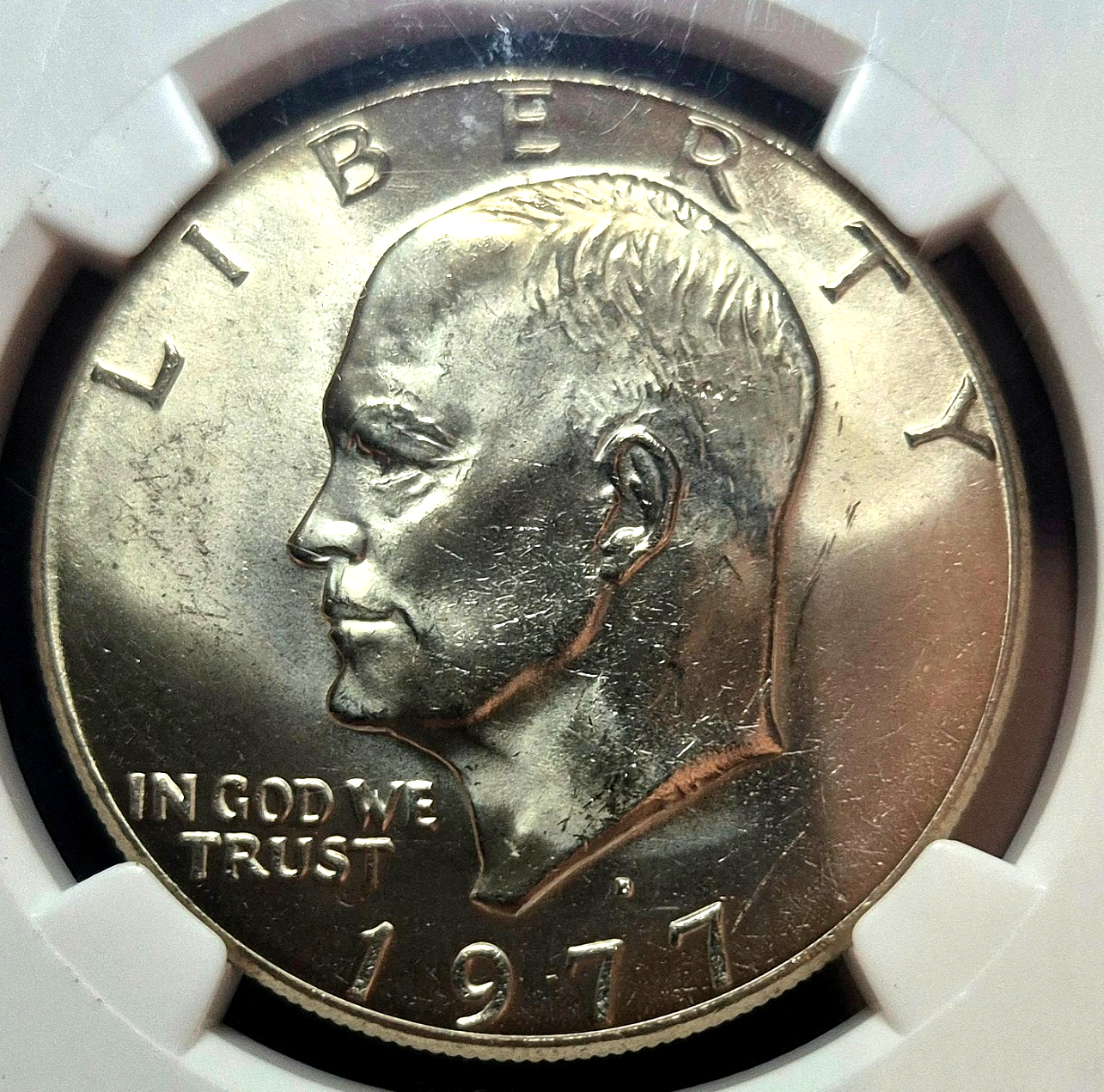 1977 D NGC MS65 - Clad Eisenhower IKE Dollar $1 US Coin - Famous BIG SKY HOARD