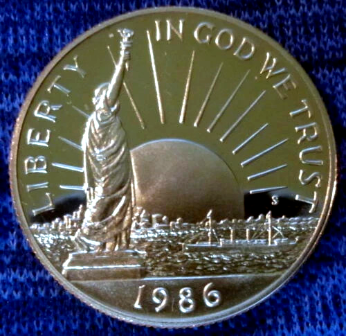 1986-S Statue of Liberty Commemorative Half Dollar - Beautiful Proof Coin