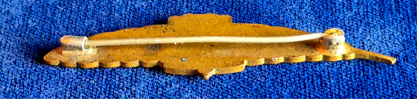 Vintage 1926 Philadelphia Sesqui-Centennial Expo Souvenir Feather/Bell Lapel Pin