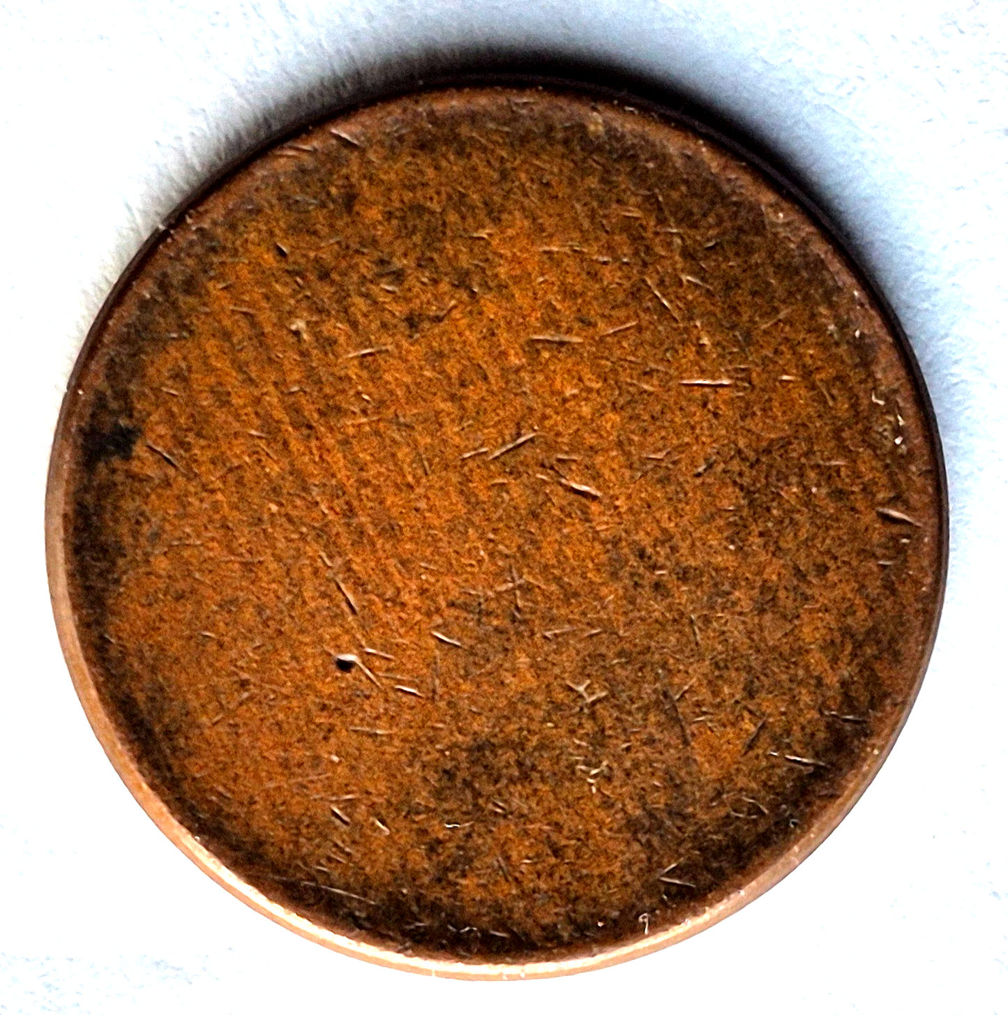 Vintage Copper Blank Planchet Lincoln Penny Cent Mint Error Coin, Item Pictured