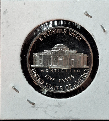 1996-S Jefferson Nickel Gem 5 Full Steps Proof Coin
