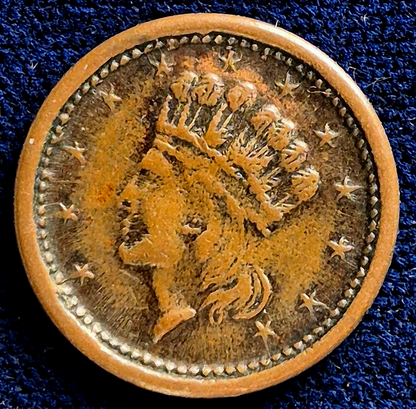 1864 United States CIVIL WAR PATRIOTIC Token UNION FOREVER Old Cent See Descript