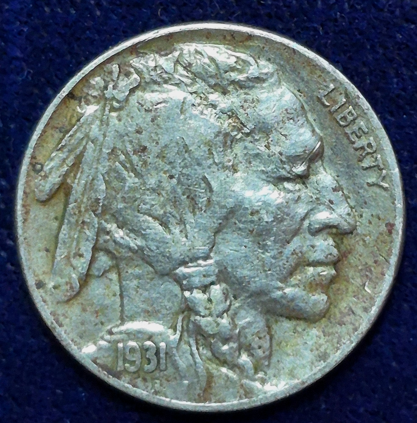 1931-S Buffalo Nickel ~ Choice XF/AU Features ~ Hard To Find Semi-Key Date!