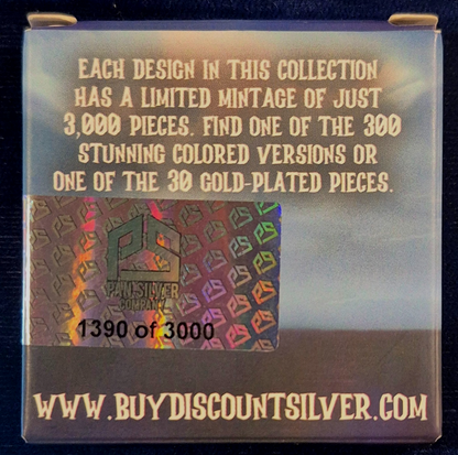 5 GRAM .999 FINE SILVER PAN SILVER PIRATE SHIP #1,390 OF 3,000 LIMITED MINTAGE