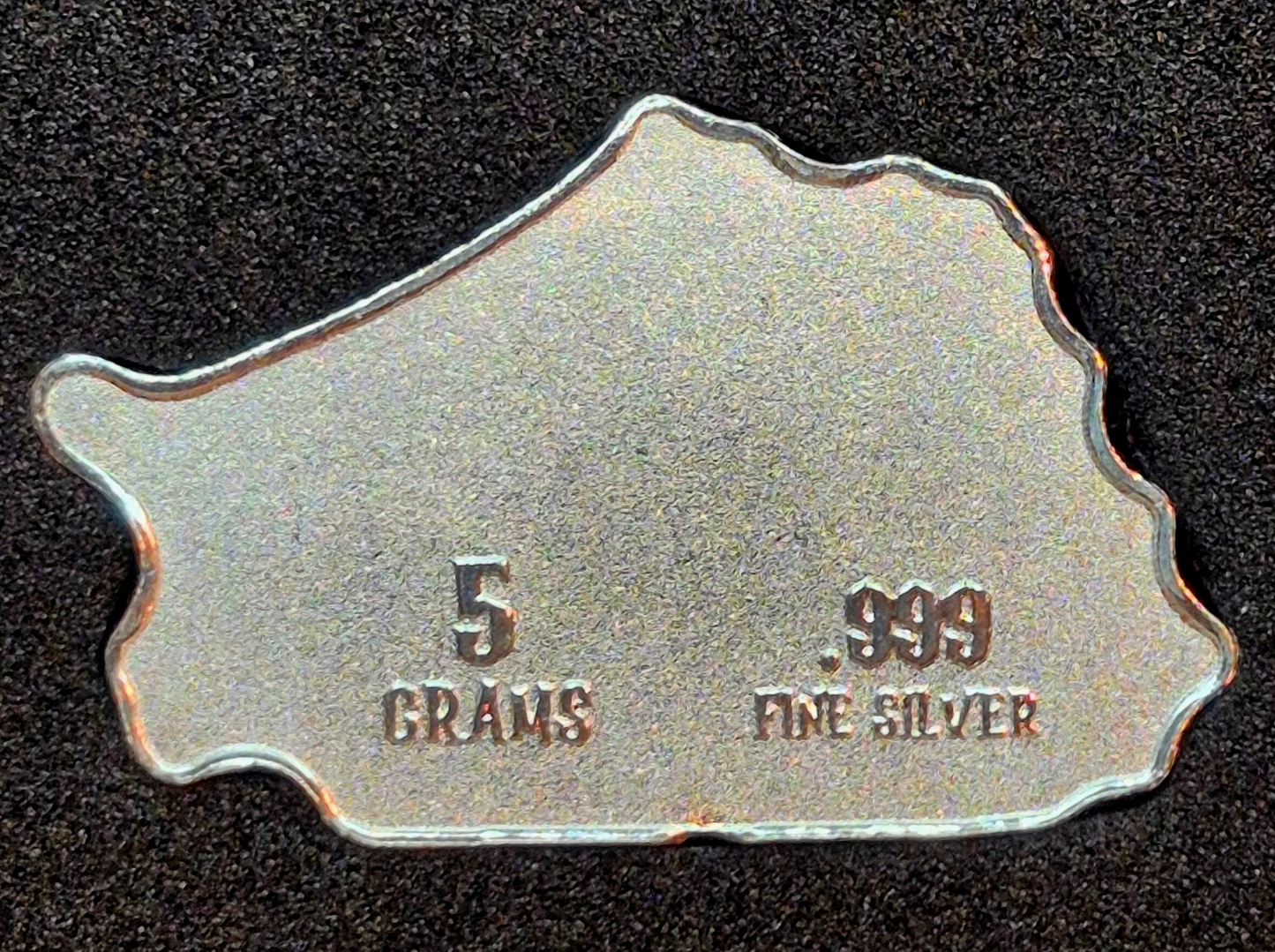 5 GRAM .999 FINE SILVER PAN SILVER PIRATE SHIP #1,390 OF 3,000 LIMITED MINTAGE