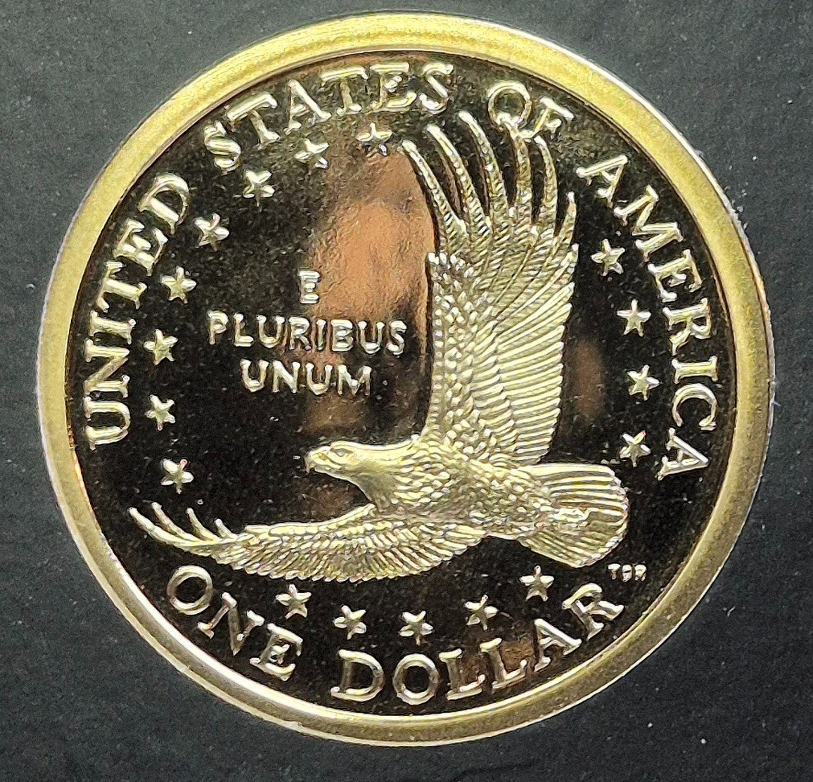 2001-S Sacagawea Dollar - Gem Proof Deep Cameo U.S. Coin, Collectors Case