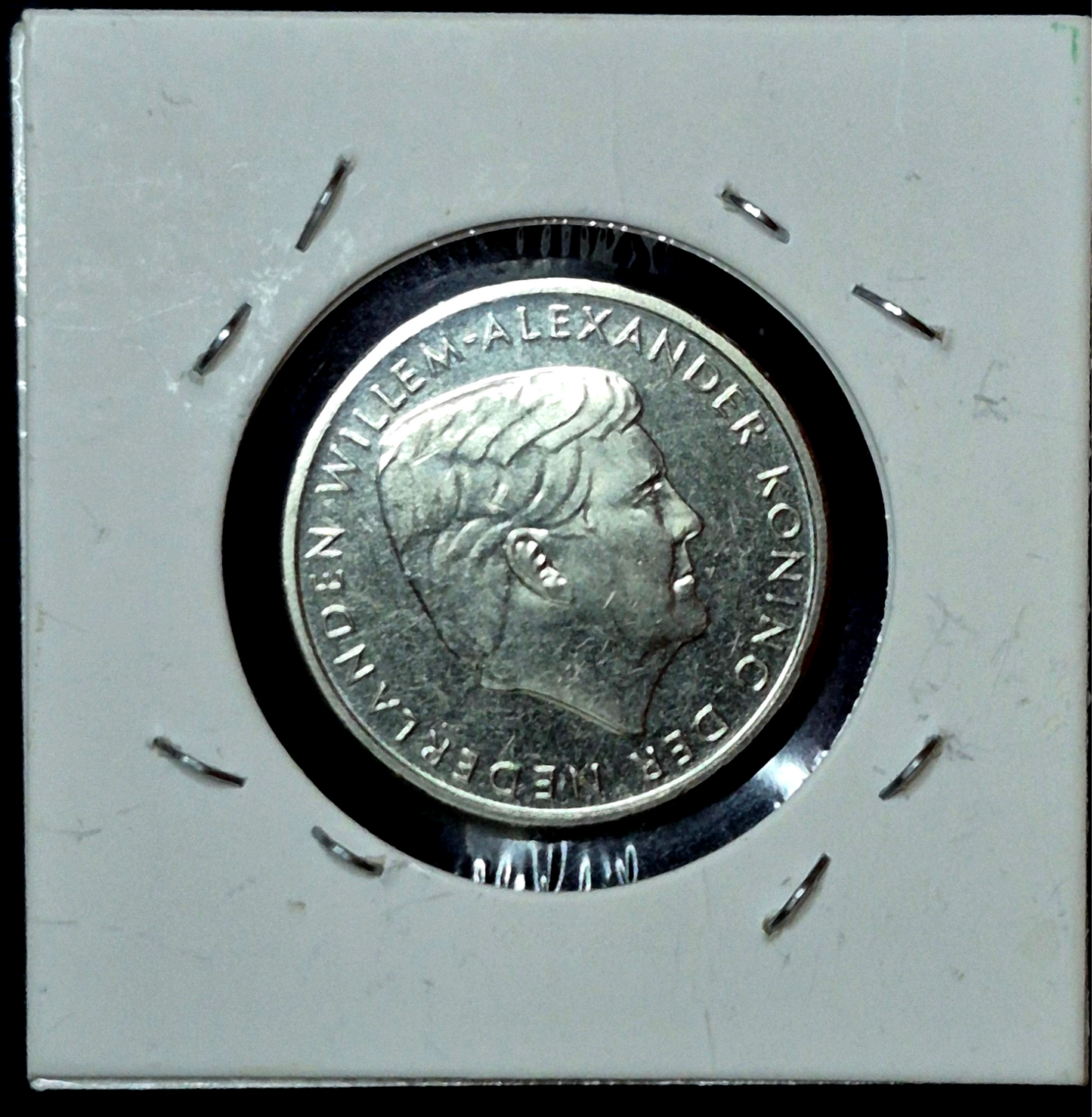 Aruba 1-Florin coin, 2016. KM# 56, nickel-plated-steel. King Willem-Alexander.