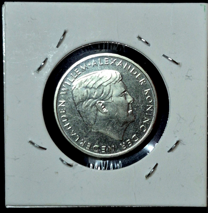 Aruba 1-Florin coin, 2016. KM# 56, nickel-plated-steel. King Willem-Alexander.