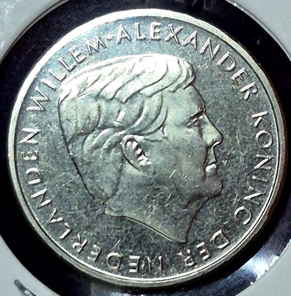 Aruba 1-Florin coin, 2016. KM# 56, nickel-plated-steel. King Willem-Alexander.