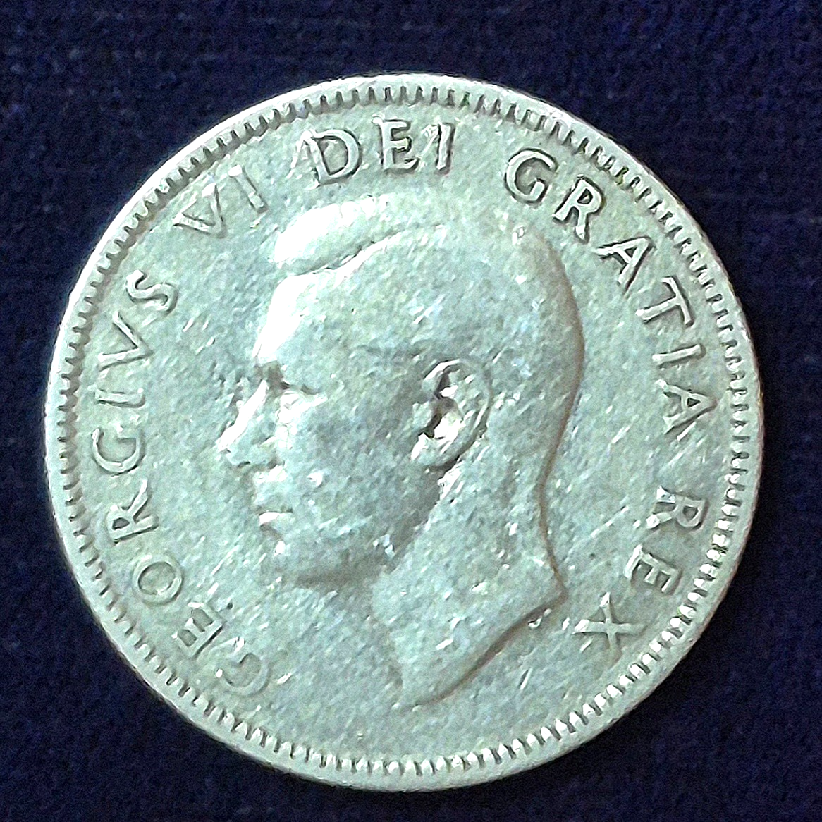 Canada 80% Silver Quarters Lot Of 3 1949-1962-1966 George VI Elizabeth Type I/II