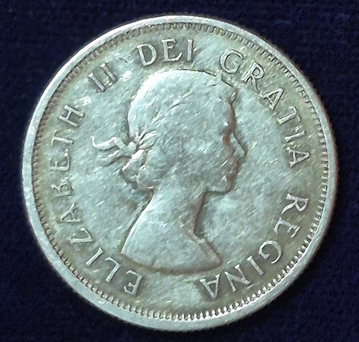 Canada 80% Silver Quarters Lot Of 3 1949-1962-1966 George VI Elizabeth Type I/II