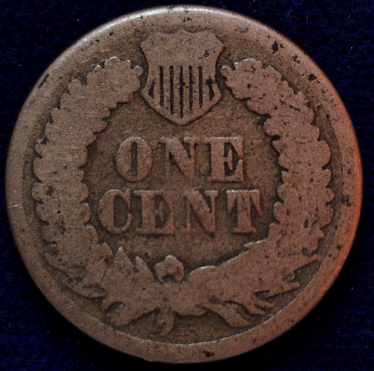 1861 Indian Head Cent Copper Nickel Penny, VG Features, Harder Date To Find, 1C