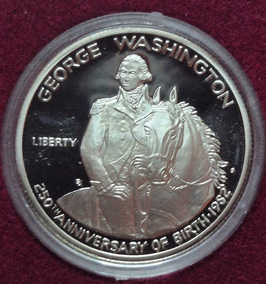 🔥1982-S George Washington Commem Proof Half Dollar 90% Silver US Coin COA & Box