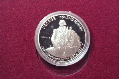 🔥1982-S George Washington Commem Proof Half Dollar 90% Silver US Coin COA & Box