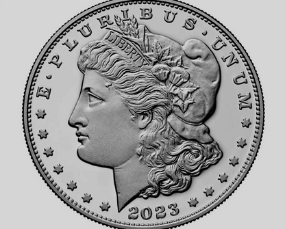 2023-S Morgan Proof Silver Dollar San Francisco .999 Silver w/OGP Box & COA