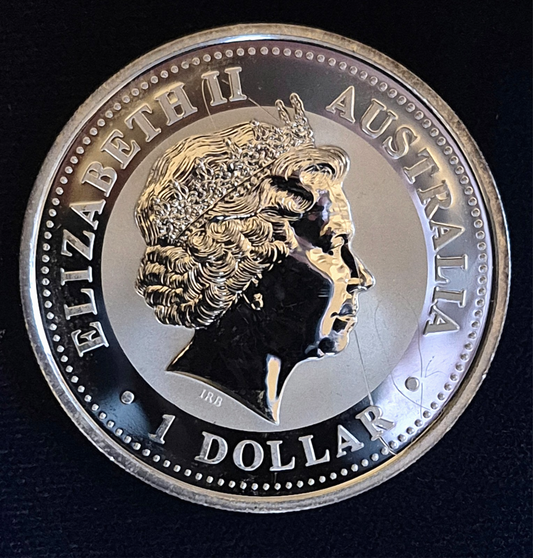 2002 Australia Kookaburra 1oz .999 Silver ☆⭐Key Date!! ⭐ Low Mintage 91,604