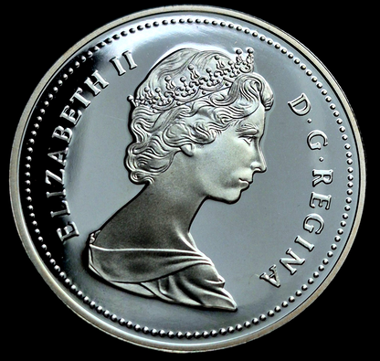 1988 Canada One Dollar Saint-Maurice Ironworks .500 Silver Proof Coin KM# 161
