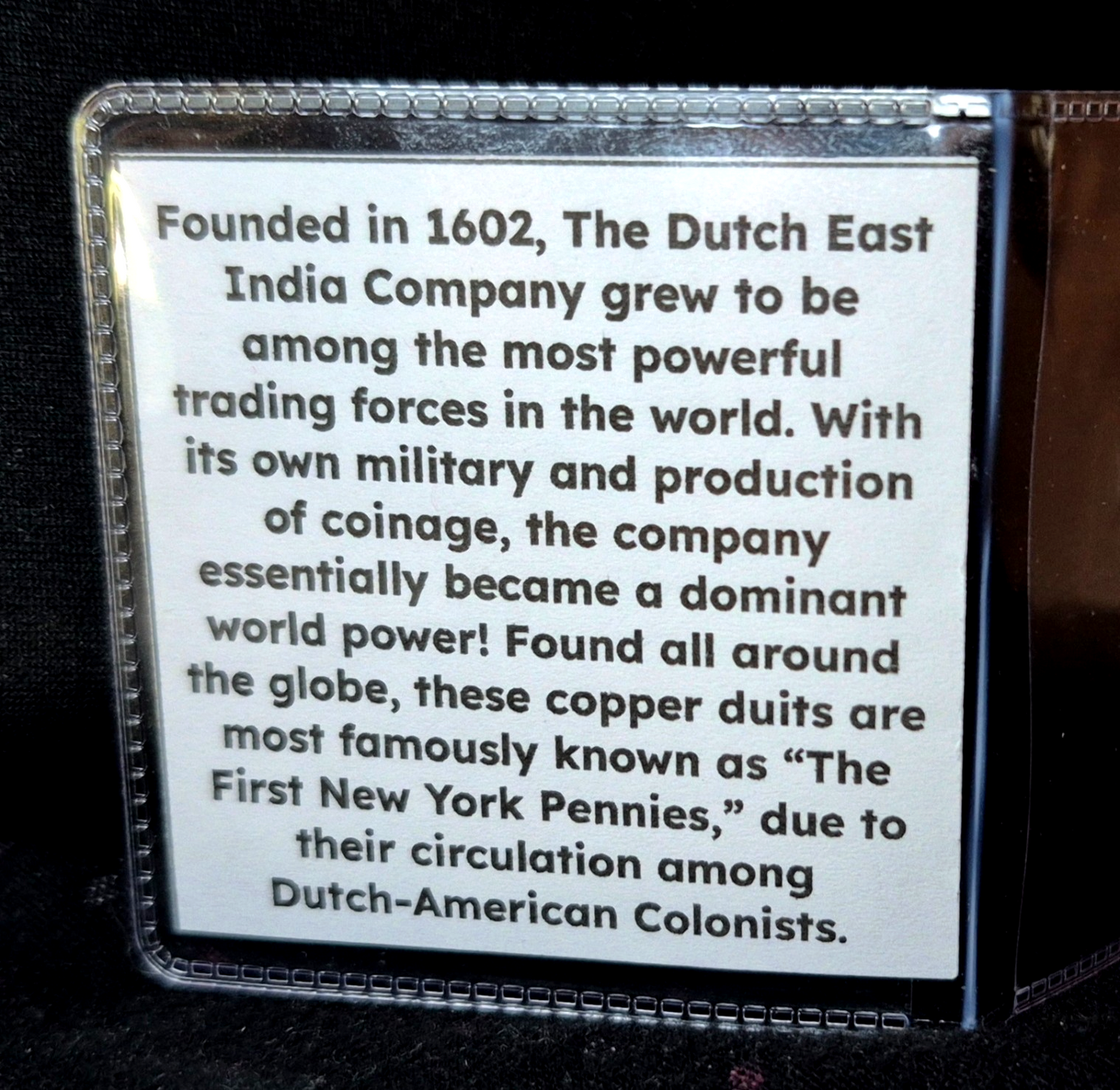 1752 Duit VOC Netherlands -Holland Dutch East India Company Colonial Coin