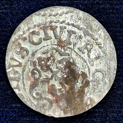 Lot of (5) 1629-1721 AD 1 SOLIDUS SCHILLING ANTIQUE SWEDISH EMPIRE Riga Livonia