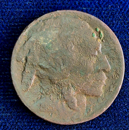1915 S Buffalo Nickel Highly Sought After Key Date, Corroded AG Features or Less