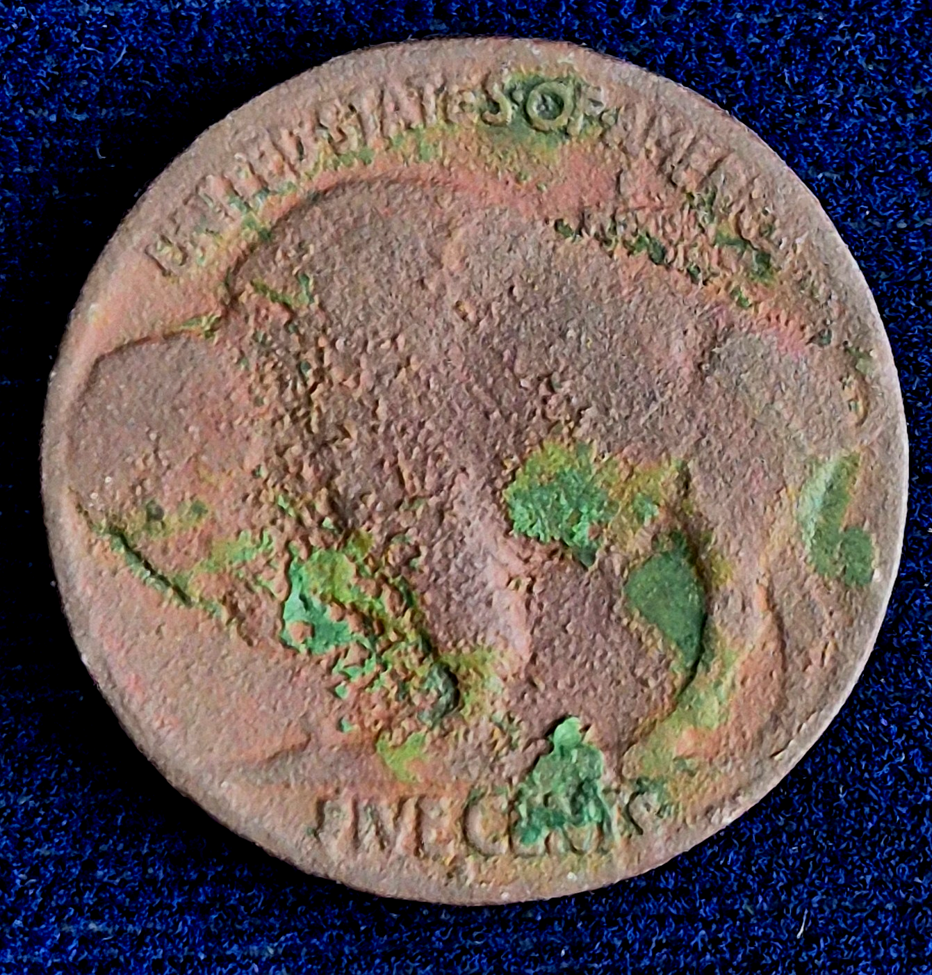 1915 S Buffalo Nickel Highly Sought After Key Date, Corroded AG Features or Less