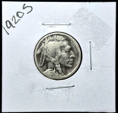 1920 S Buffalo Nickel Sharp VG-F Features Partial Date/Horn Better Date 5C