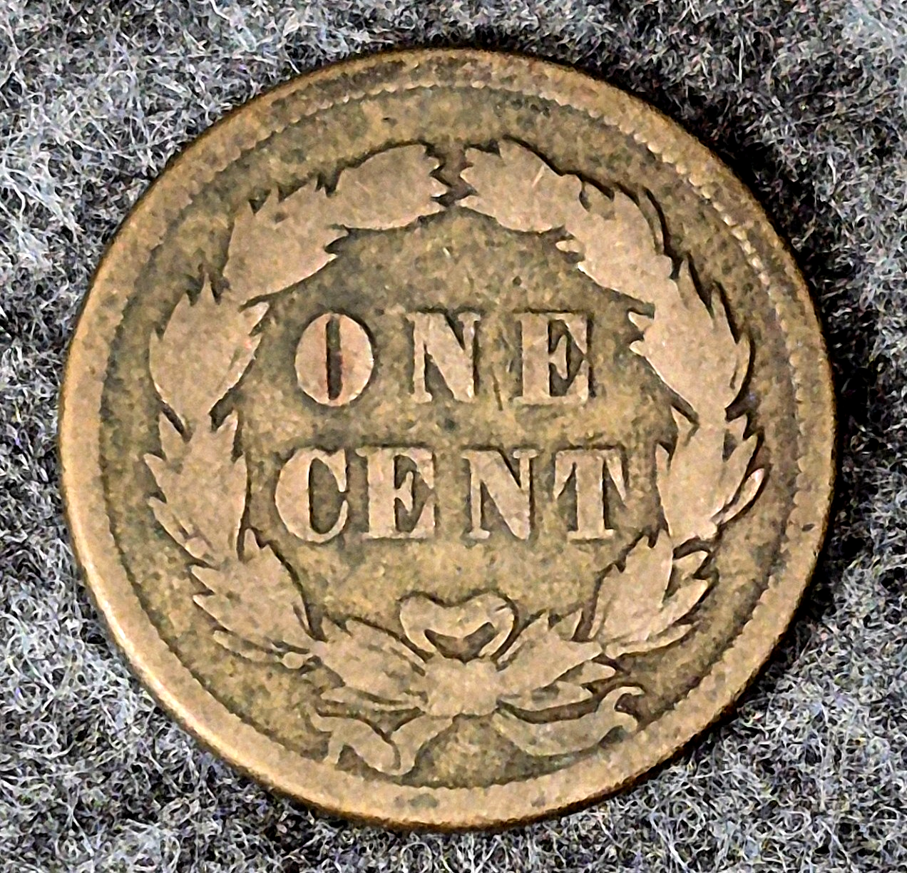 1859 Indian Head Cent First Year Good Features Laurel Wreath Reverse Coin Shown