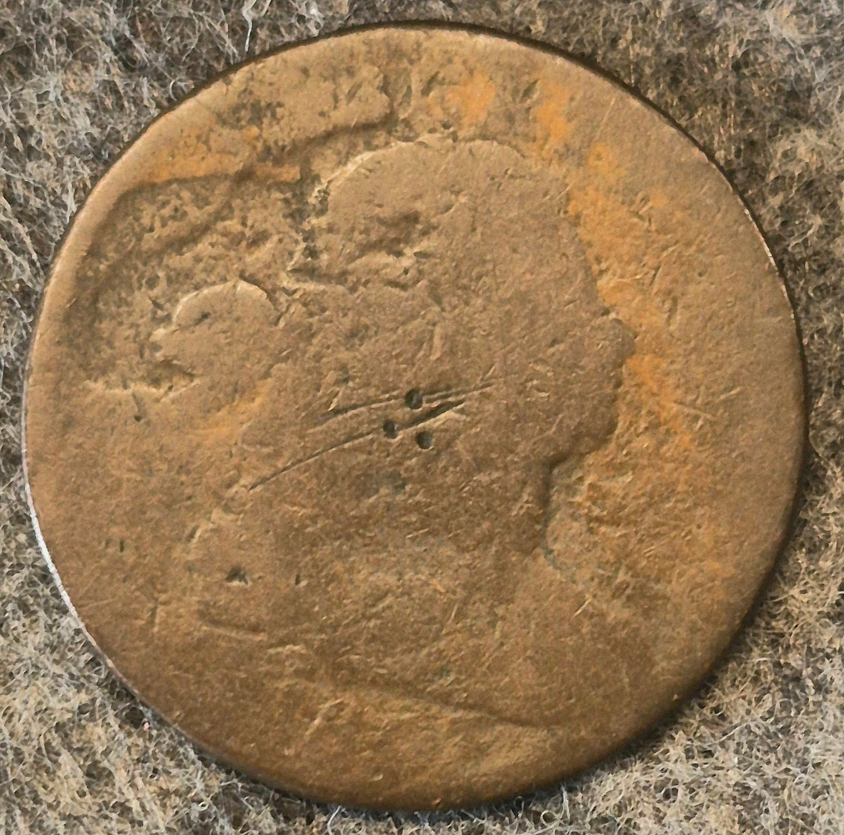 1803 Draped Bust Large Cent (S-246 R-3) ?? Your Call, Coin Shown P-AG Features