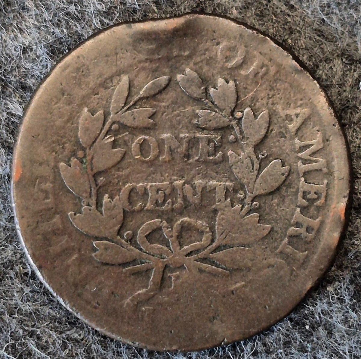1803 Draped Bust Large Cent Small Date Large Fraction Coin Shown G Features Dent