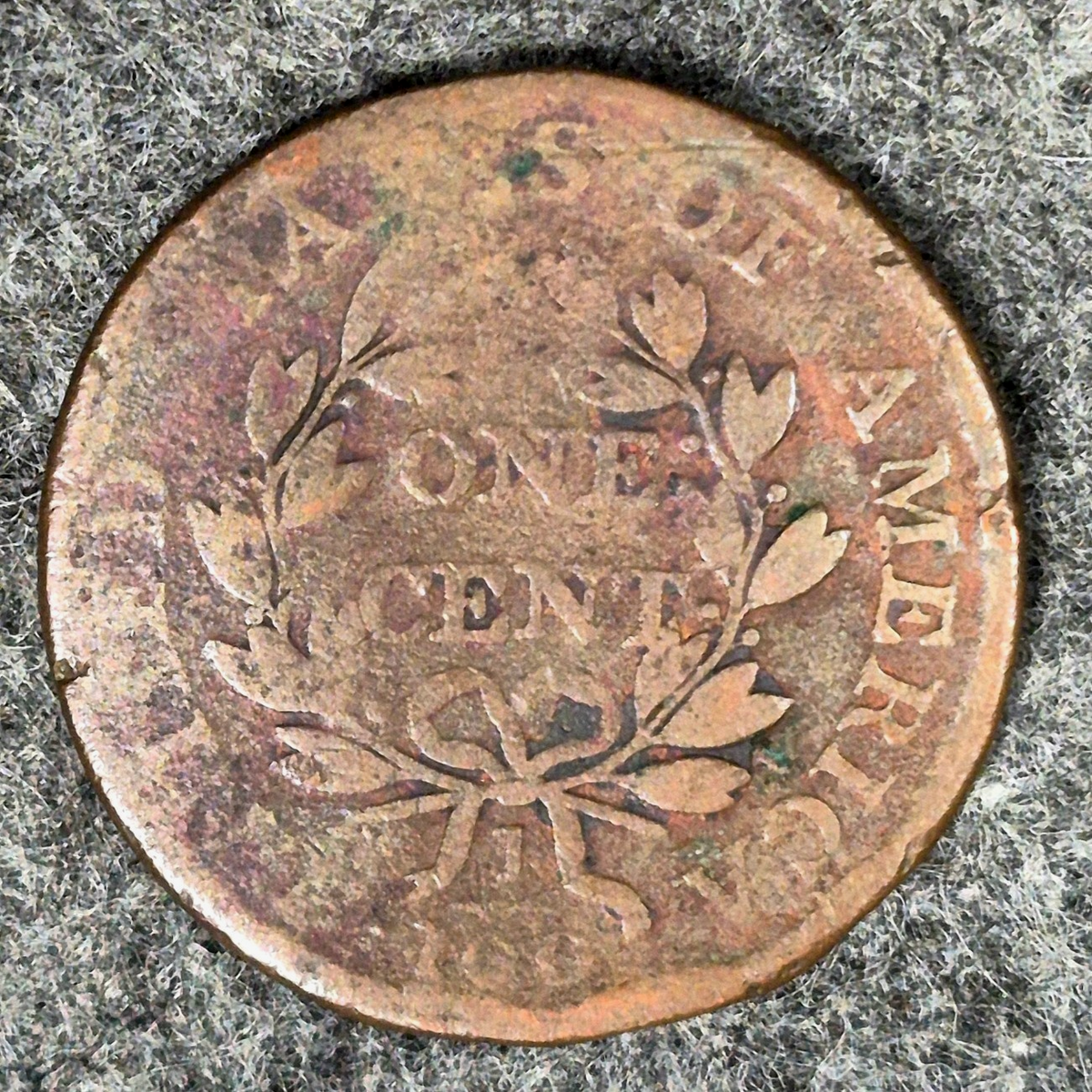 1803 Draped Bust Large Cent Small Date Large Fraction Coin Shown G Features