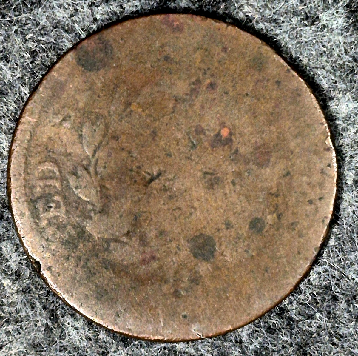 1798 Draped Bust Large Cent First Hair Distant Eight Coin Shown AG Features