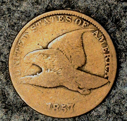 1857 Flying Eagle Cent Scarce FS 402 Snow 9 Die Clash Seated Liberty Half Dollar