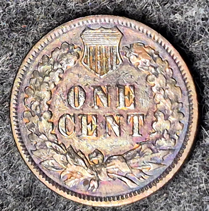 1892 Indian Head Cent Choice XF++ Features High Grade Super Toned See Video