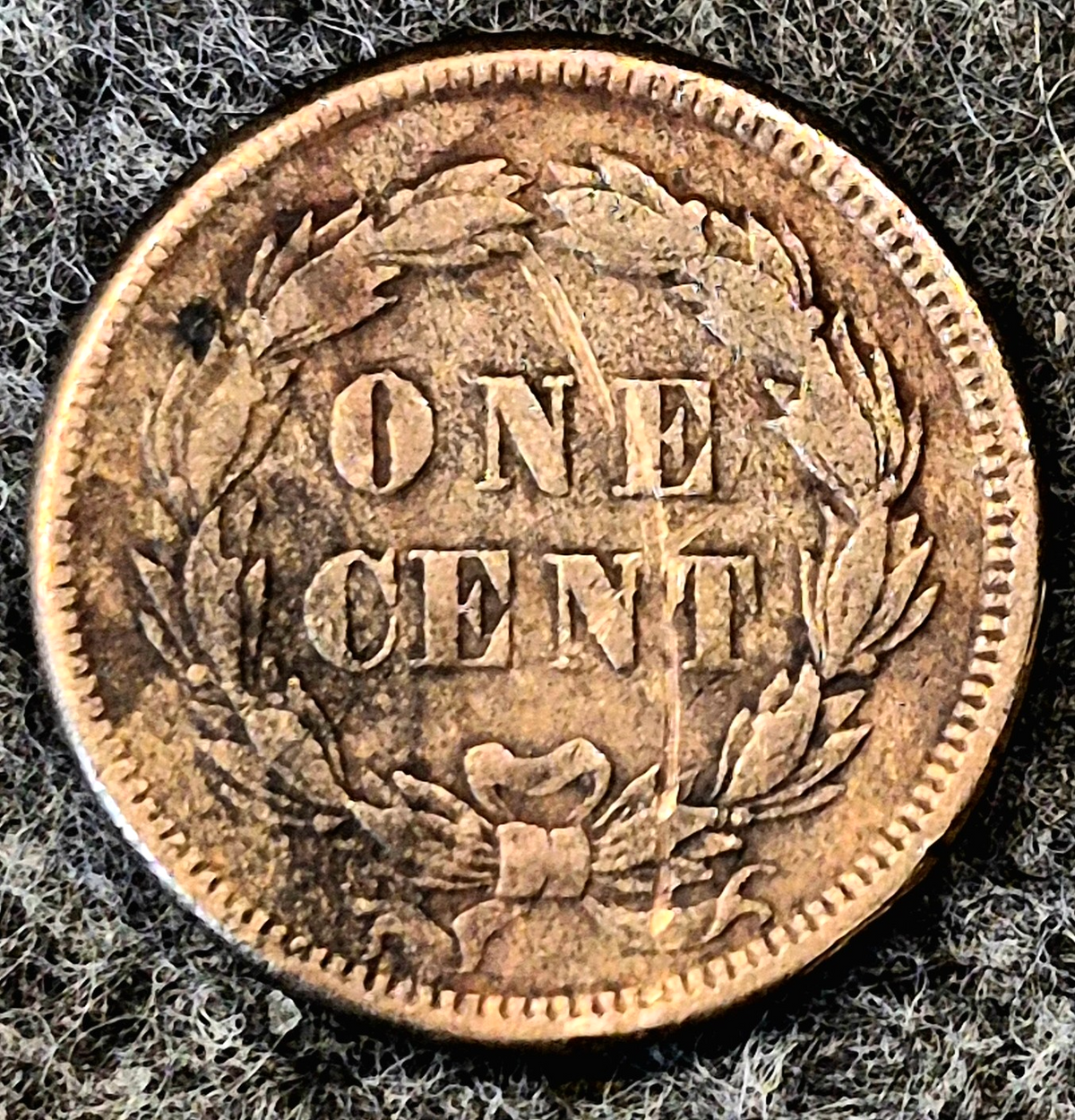 1859  INDIAN CENT FIRST YEAR XF-AU FEATURES TYPE ONE LAUREL WREATH REVERSE 1C
