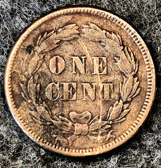 1859  INDIAN CENT FIRST YEAR XF-AU FEATURES TYPE ONE LAUREL WREATH REVERSE 1C