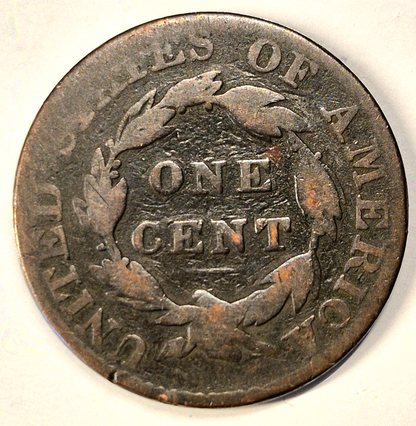 1827 Coronet Head Large Cent BN KM#45 Copper US 1C Item Shown