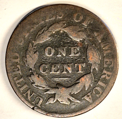 1827 Coronet Head Large Cent BN KM#45 Copper US 1C Item Shown