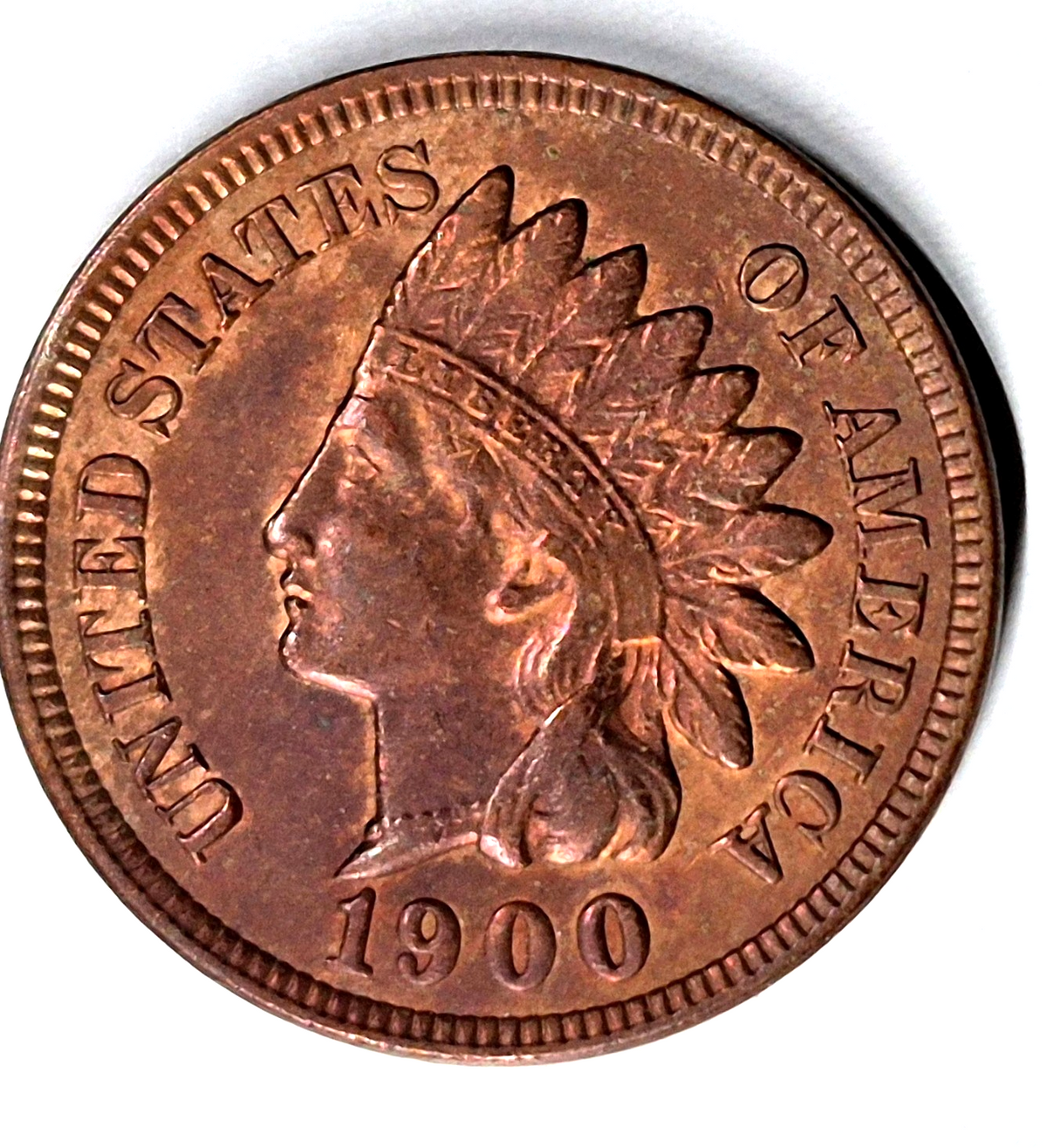 1900 Indian Head Cent Choice Crisp AU-MS Features High Grade Coin Shown Video 1C