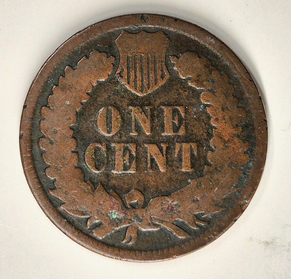 1885 Indian Head Cent Penny G-VG Features, Better Date, Coin Shown 1C