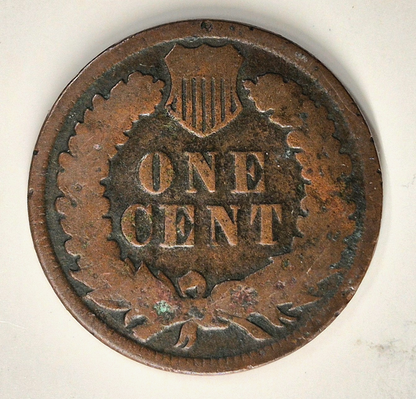 1885 Indian Head Cent Penny G-VG Features, Better Date, Coin Shown 1C