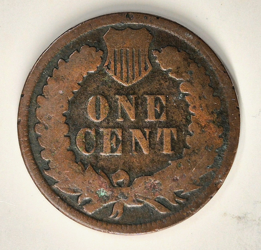 1885 Indian Head Cent Penny G-VG Features, Better Date, Coin Shown 1C