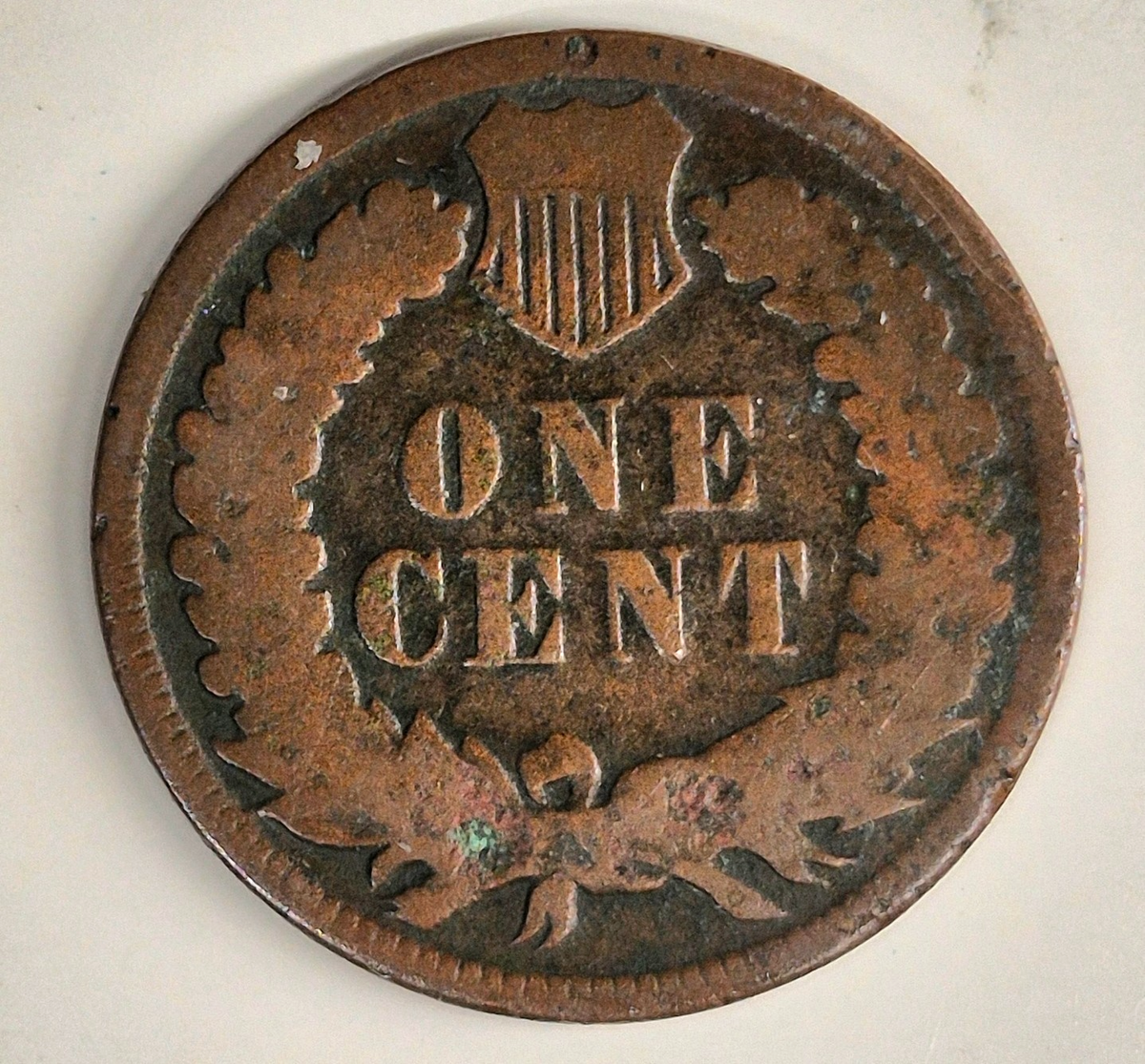 1885 Indian Head Cent Penny G-VG Features, Better Date, Coin Shown 1C